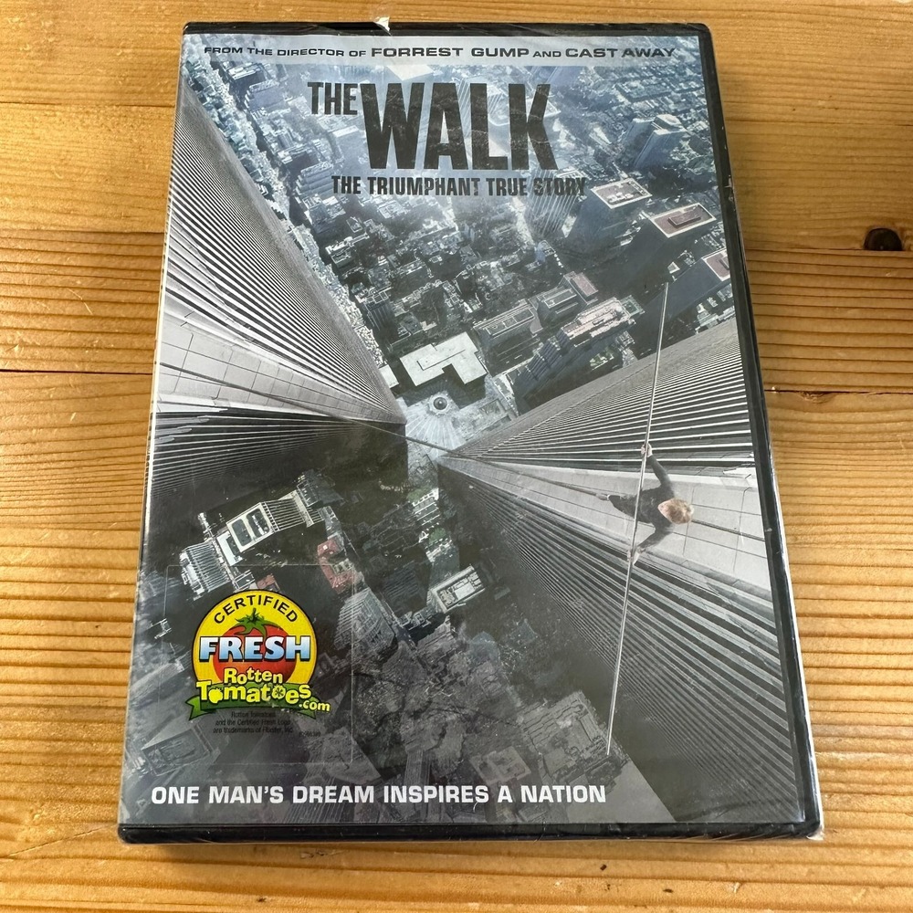 The Walk DVD Joseph Gordon-Levitt Robert Zemeckis New Sealed 2015 Film